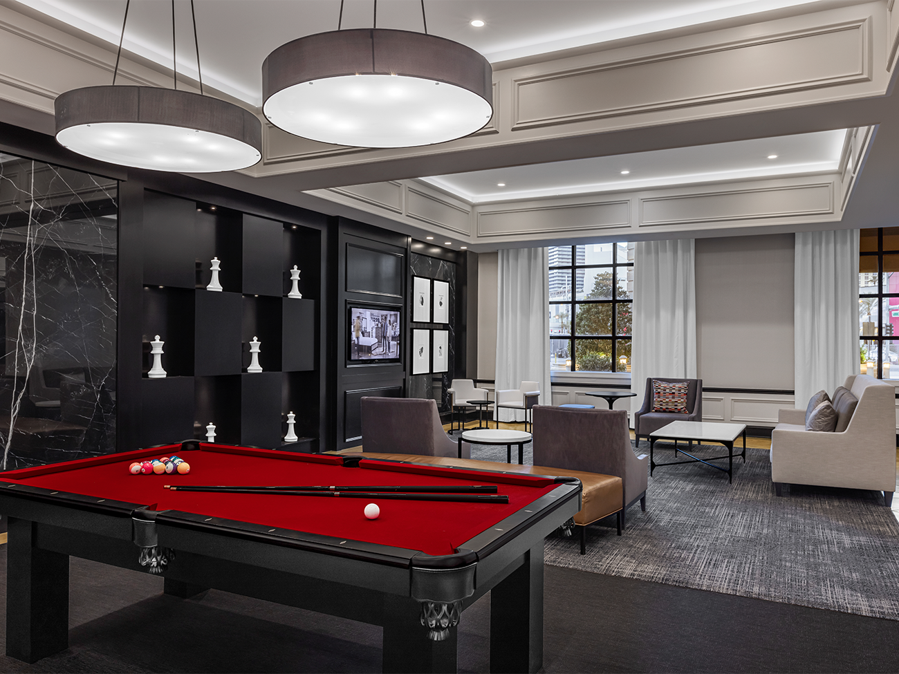 Lounge - Billiards Area